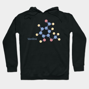 Abstract vaniline molecule vector model Hoodie